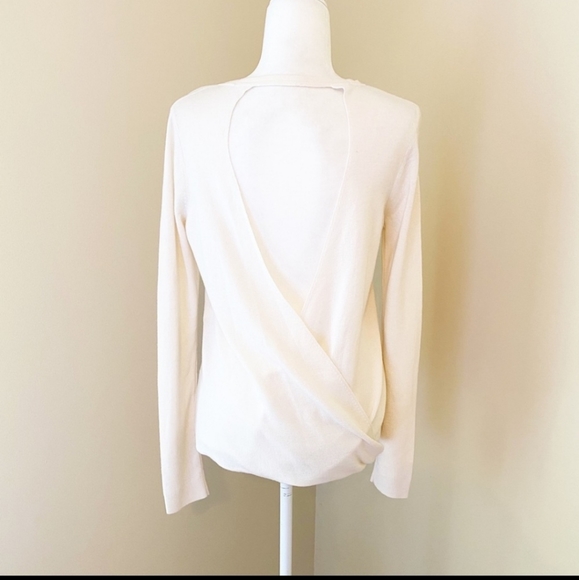 Diane Von Furstenberg Kylee open back twist sweater - Picture 4 of 10